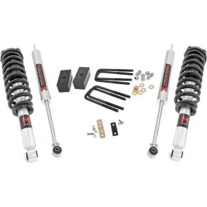 imageRough Country 25quot Lift Kit wM1 Struts ampamp Shocks for 20002006 Tundra  75040