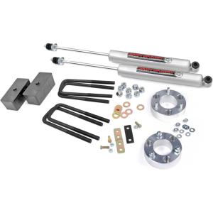 imageRough Country 25quot Lift Kit wN3 Shocks for 20002006 Toyota Tundra  75030