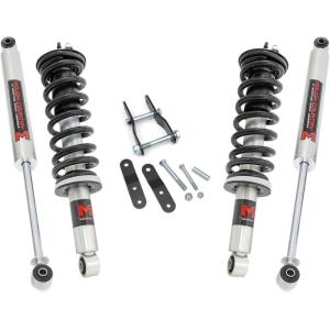 imageRough Country 25quot Suspension Lift Kit with M1 Struts ampamp M1 Rear Shocks for Toyota Tacoma 19962004M1 Struts  M1 Shocks