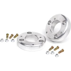 imageRough Country 2quot Leveling Kit for 20142024 Ford F150  Billet Aluminum  569Strut Spacers