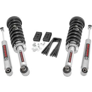 imageRough Country 2quot Leveling Kit wM1 Struts for 20142020 Ford F150 4WD  50040trucks offroad jeeps wrangler suspension