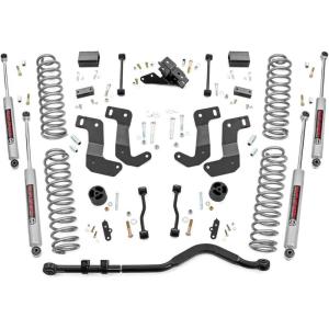 imageRough Country 35quot Lift Kit wN3 Shocks for 20212023 Jeep Wrangler 4xe  79230