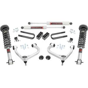 imageRough Country 3quot BoltOn Lift Kit wM1 Struts for 2124 Ford F150 4WD  41440M1 StrutsM1 Shocks