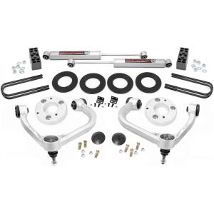 imageRough Country 3quot BoltOn Lift Kit wM1 Struts for 2124 Ford F150 4WD  41440Strut SpacersN3 Shocks