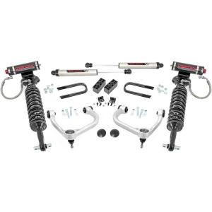 imageRough Country 3quot BoltOn Lift Kit wM1 Struts for 2124 Ford F150 4WD  41440Vertex CoiloversV2 Shocks