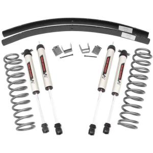 imageRough Country 3quot Lift Kit wV2 Shocks for 19842001 Jeep Cherokee XJ  67070