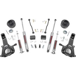 imageRough Country 4quot Lift Kit w N3 Shocks for 20092018 Ram 1500 2WD  30730
