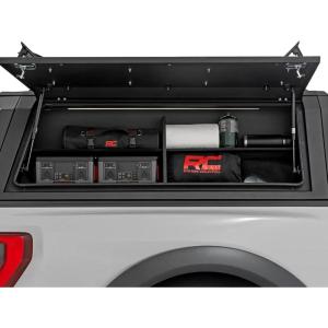 imageRough Country Bed Cap Side Shelf Bin Passenger Side  Storage Upgrade for RC Bed Topper