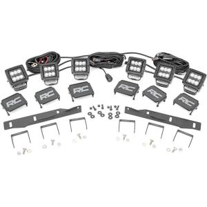 imageRough Country Black Series Triple LED Fog Light Kit for 1721 Raptor  70700