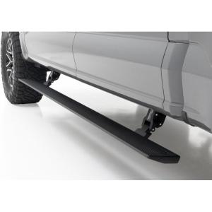 imageRough Country Power Running Boards with LED Step Lights for Ford F150 Lightning250350Raptor Super Cab 20152025  Dual Motor Electric Powerstep Board ampamp Retractable Truck Steps