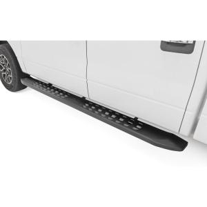 imageRough Country RPT2 Running Boards for Ford F150 Crew Cab 20092014  Sleek Profile NonSlip Step Rust Resistant Easy Install