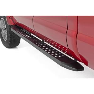 imageRough Country RPT2 Running Boards for Ford F250F350 Super Duty Crew Cab 20092016  Sleek Profile NonSlip Step Rust Resistant Easy Install