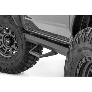 imageRough Country SRL2 Aluminum Side Steps for Ford Bronco 20212025 2Door  Modular Running Boards with Adjustable Step Placement2Door