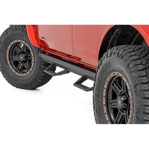 imageRough Country SRL2 Aluminum Side Steps for Ford Bronco 20212025 2Door  Modular Running Boards with Adjustable Step Placement4Door