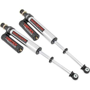 imageRough Country Vertex 25 Reservoir Rear Shocks for Toyota Tundra 20072021  Fits 6quot Lift NitrogenCharged Monotube Design Set of 2