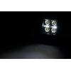 imageRough Country 2quot Black Series Flush Mount LED Lights  Amber DRL  70803BLKDRL