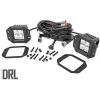 imageRough Country 2quot Chrome Series Flush Mount LED Lights  White DRL  70803DRL