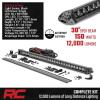 imageRough Country 30Inch LED Light Bar with White DRL  12000 Lumens 150W Cree LEDs Spot Focus Beam for Trucks Jeeps UTVs ampamp OffRoad Vehicles