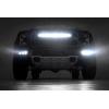imageRough Country 30quot Curved LED Light Bar  Black Series with Cool White DRL 150W Spot Beam