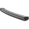 imageRough Country 30quot Curved LED Light Bar  Black Series with Cool White DRL 150W Spot Beam