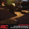 imageRough Country Deluxe LED Rock Light Pods wMounting Kit  4 Pods  70980  White