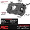 imageRough Country Deluxe LED Rock Light Pods wMounting Kit  4 Pods  70980  White