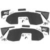 imageRough Country Front Inner Fenders for 20182023 Jeep Wrangler JL  10497A Black