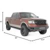 imageRough Country Front LED Bumper for Ford F150 20042008  HeavyDuty Steel Includes 20quot LED Light Bar ampamp 4 2quot LED Cubes NoDrill Install