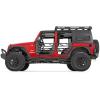 imageRough Country Front Steel Tube Doors for 20072018 Jeep Wrangler JKJKU  10586 Black