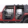 imageRough Country Front Steel Tube Doors for 20072018 Jeep Wrangler JKJKU  10586 Black