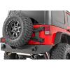 imageRough Country Hinged HD Tire Carrier for Jeep Wrangler JKUnlimited 20072018  Eliminates Tailgate Stress ampamp Weak Hinges Fits up to 37quot Spare Tire