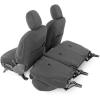 imageRough Country Neoprene Seat Covers for 1822 Jeep Wrangler JL  4Door  91012Black FrontRear