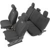 imageRough Country Neoprene Seat Covers for Ford F150 Lightning F250 ampamp F350 Crew Cab 20152025 wFR Bucket Seat  Front ampamp Rear Seat Cover Set Waterproof UV Resistant Foam PaddedFR Bucket Seat