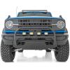 imageRough Country Nudge Bar Quad 3quot LED Light Kit for Ford Bronco 4WD 20212024  4 3inch Osram Wide Angle LED Pods 2inch Tubular Bull Bar