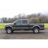 imageRough Country Oval Nerf Steps for Ford F250F350 SuperDuty 19992016 Crew Cab  OEM Style Rails with Builtin Side Steps