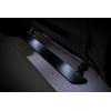 imageRough Country Power Running Boards with LED Step Lights for Chevy SilveradoGMC Sierra 15002500HD3500HD Crew Cab 20092014  Dual Motor Electric Powerstep Board ampamp Retractable Truck Steps