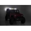 imageRough Country Roof Rack with LED Lights for Jeep Wrangler JK 20072018  HeavyDuty Cargo Rack 50quot LED Light Bar ampamp Dual 2quot Flush Mount LEDs Freedom Top CompatibleRoof Rack wLED Lights