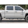 imageRough Country SRX2 Adjustable Aluminum Steps for Chevy Silverado GMC Sierra 15002500HD3500HD 20072018 Crew Cab  Modular Running Boards with SlideAdjust Steps