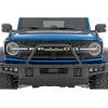 imageRough Country Safari Bull Bar with Dual 65quot LED Lights Bar for Ford Bronco 20212025  2quot Tubular Bar with 2 6inch Round LED Pods wAmber DRL12 LED Bar  Amber DRL