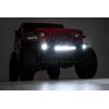 imageRough Country Tubular Front Bumper for Jeep Gladiator JTWrangler JK ampamp JLWrangler Unlimited 20072025  Builtin LED Lights Skid ampamp Winch Plate