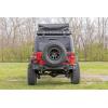 imageRough Country Tubular Rear Bumper with LED Lights for Jeep Wrangler JK ampamp Unlimited 20072018  Includes Dual 2quot Flush Mount LED Cubes DRings