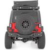 imageRough Country Tubular Rear Bumper with LED Lights for Jeep Wrangler JK ampamp Unlimited 20072018  Includes Dual 2quot Flush Mount LED Cubes DRings