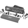 imageRough Country 12quot Black Series Dual Row CREE LED Light Bar  White DRL  70912BD