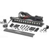 imageRough Country 12quot Black Series Single Row LED Light Bar  White DRL  70712BLDRL