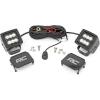 imageRough Country 2quot Black Series Square CREE Cube LED Lights  Flood  70133BL