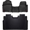 imageRough Country All Weather Floor Mats Set for Ford F150 SuperCrewCab 20152024  Custom Fit Rubber F150 Floor Mats Durable Rubber Truck Mats Waterproof Truck Floor Mats