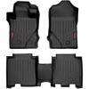 imageRough Country All Weather Floor Mats for Ford Bronco 4Door 20212025  NonSlip Waterproof Flexible Floor Mat Front ampamp Rear Set