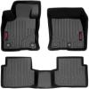 imageRough Country All Weather Floor Mats for Ford Bronco Sport 20212025  Waterproof Custom Fit Flexible Mats Front ampamp Rear Set