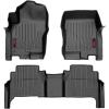 imageRough Country All Weather Floor Mats for Nissan Frontier Crew Cab 20082021  NonSlip Waterproof Flexible Floor Mat Front ampamp Rear Set