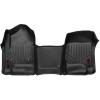 imageRough Country All Weather Front Floor Mat for Chevy Silverado ampamp GMC Sierra 15002500HD3500HD 20142019  Flexible Waterproof Front Mat for Half Length Floor Console